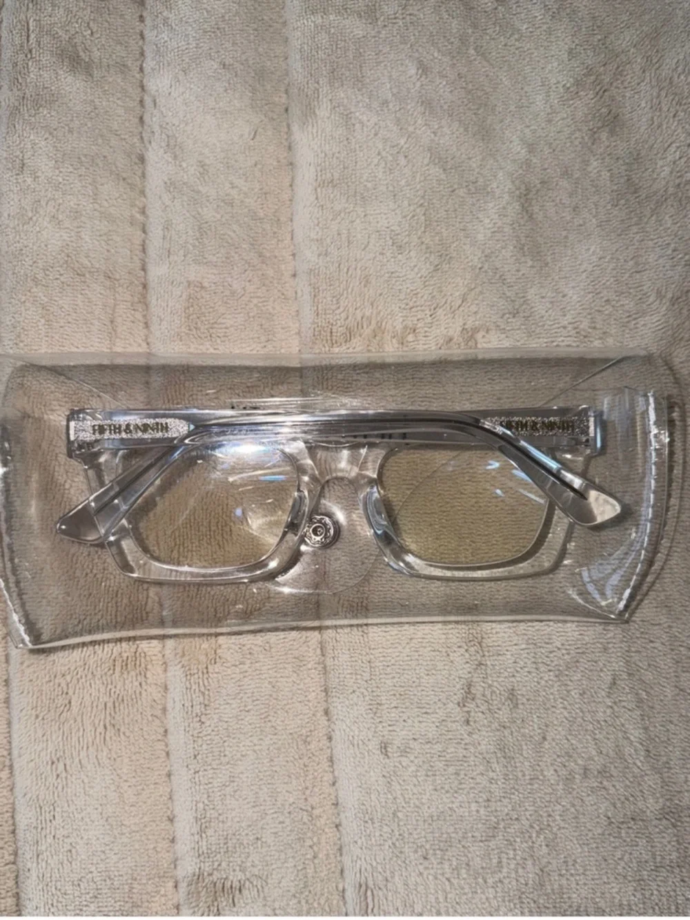 Anthropologie Helena, Blue Light Glasses, Clear Translucent Frame